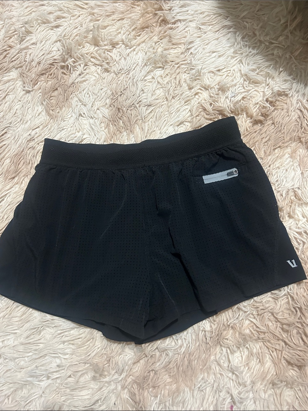 Vuori Dash Mesh Lined Perforated Running Shorts